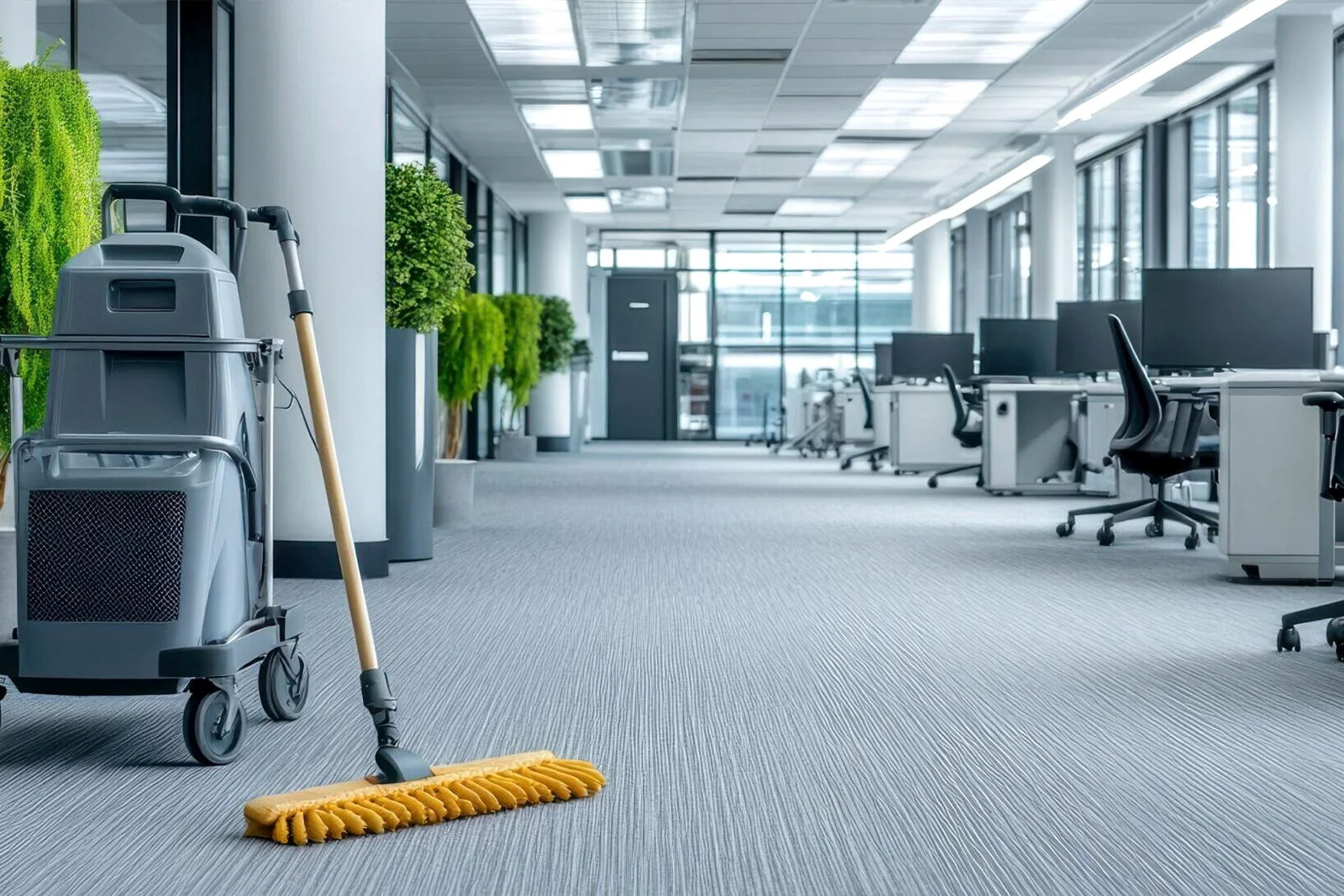 A professionally cleaned and peaceful commercial space